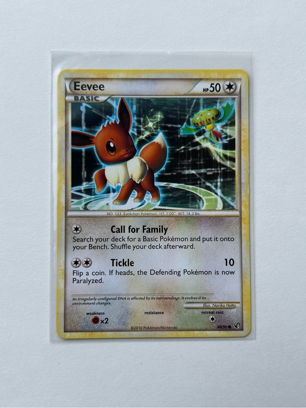 Eevee Pokemon card